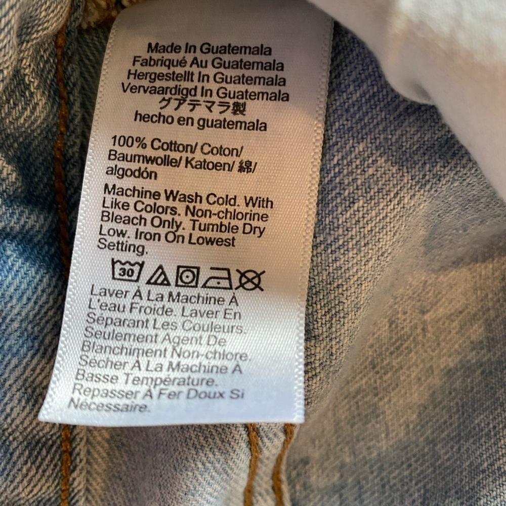 MADEWELL 29 Baggy Straight Jeans in Earlhurst Wash: Ripped Edition B30 - Picture 7 of 8